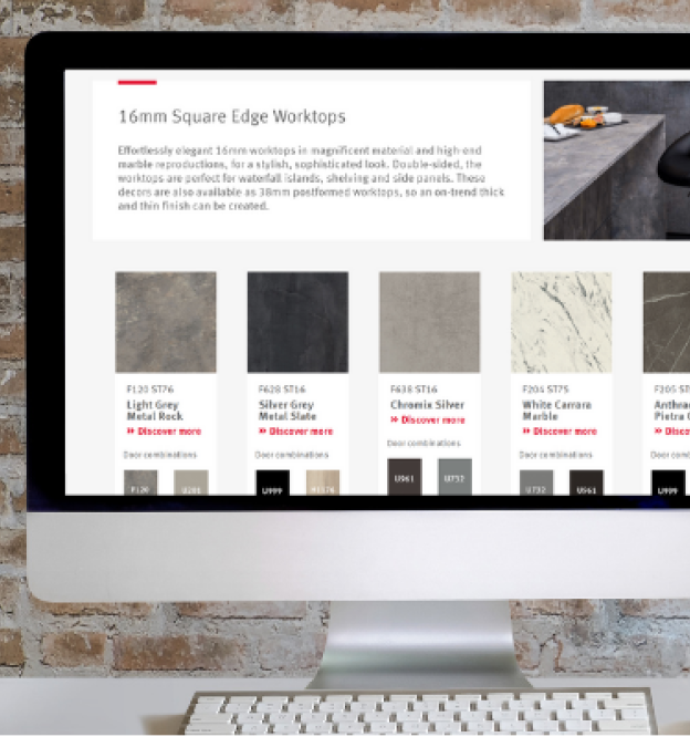 EGGER Worktop Combinations